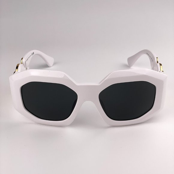 ?  Versace VE4424U 314/87 Sunglasses MAXI MEDUSA White Gray Oversized Women main image 9